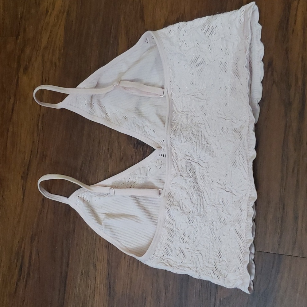 Free People Light Pink Bralette Size Large/XL - Picture 3 of 3
